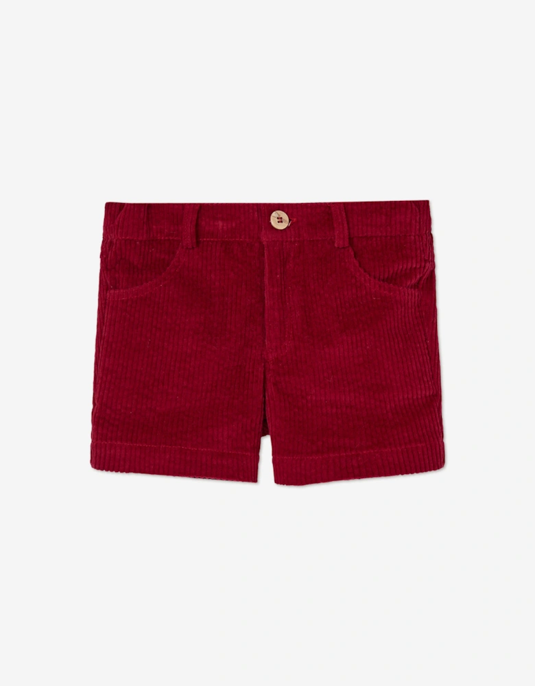 Baby Boys 3 Piece Short Set in Red