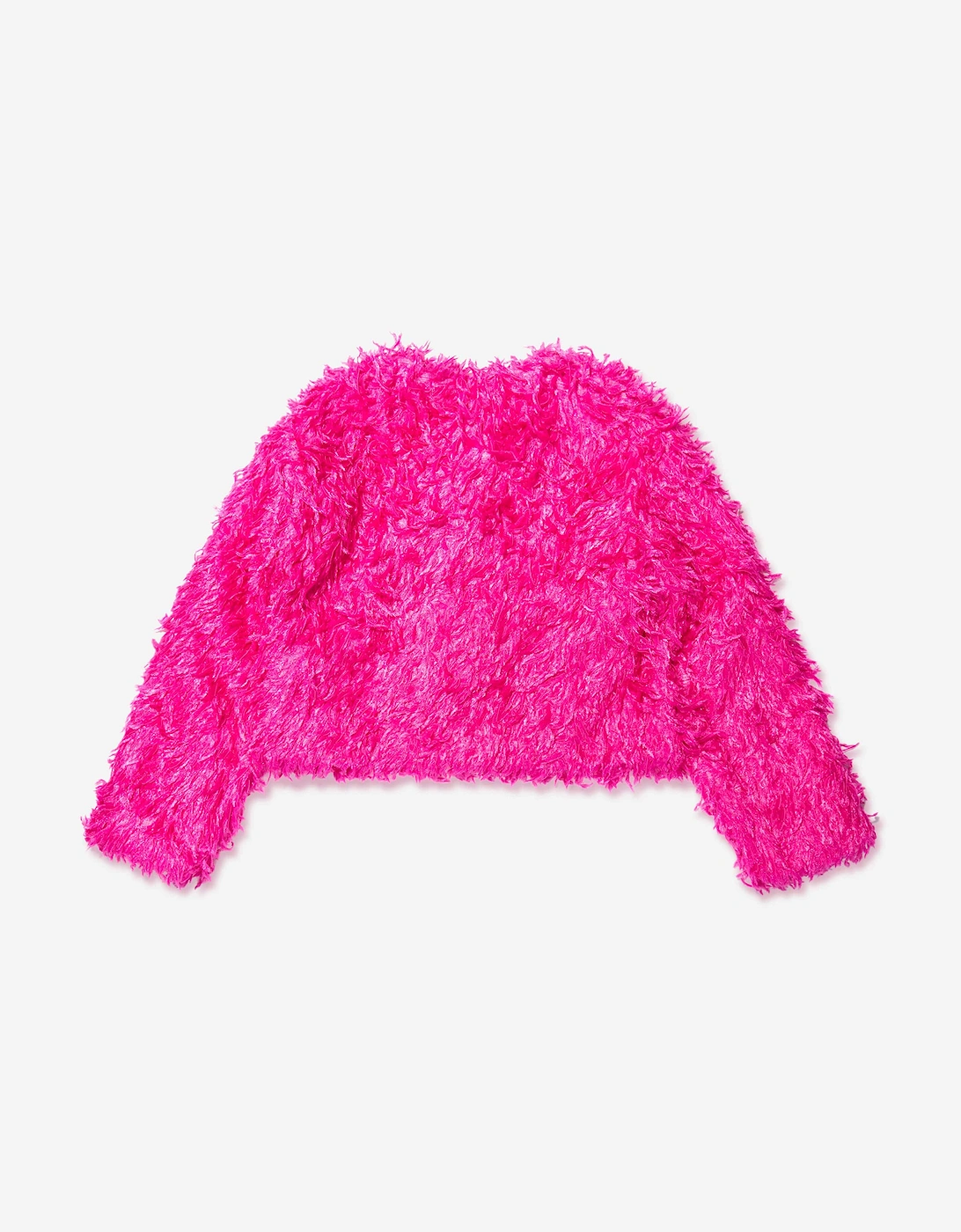Girls Feathered Jacket in Pink