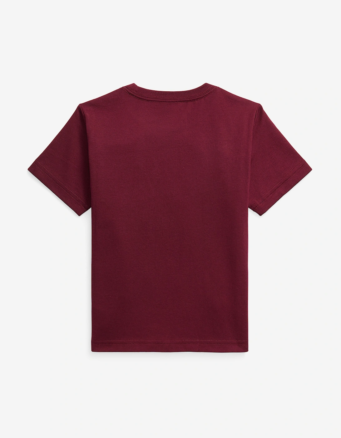 Boys Logo Pocket T-Shirt in Red