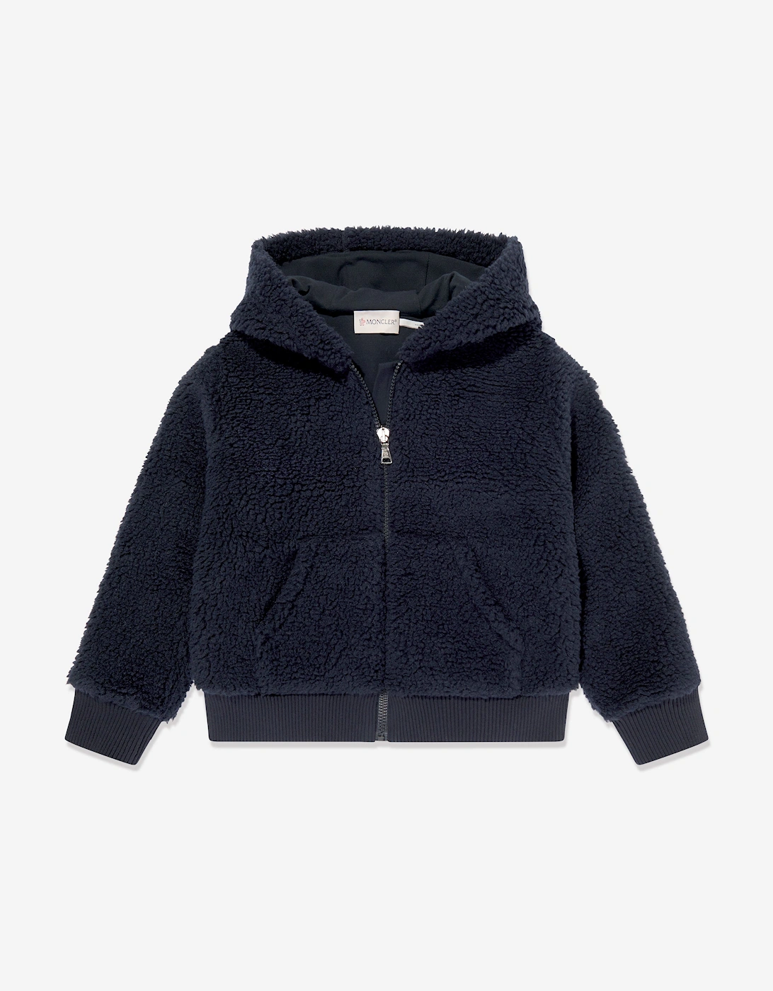 Enfant Boys Zip Up Cardigan in Navy, 5 of 4