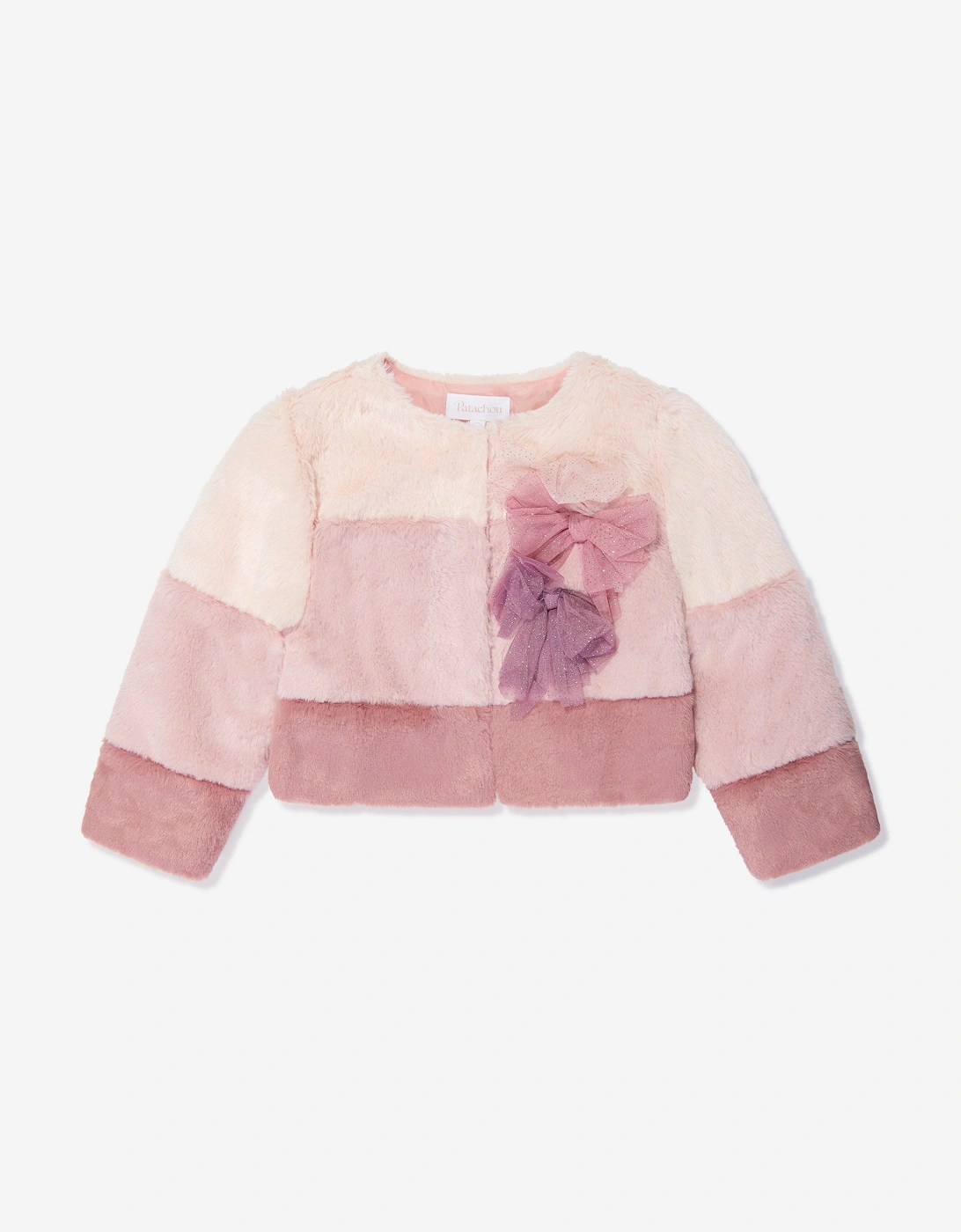 Girls Faux Fur Jacket in Multicolour, 6 of 5