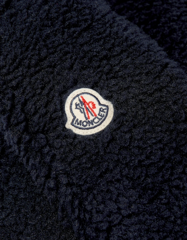 Enfant Boys Zip Up Cardigan in Navy