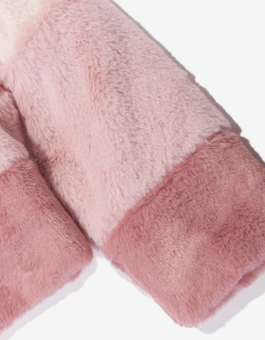 Girls Faux Fur Jacket in Multicolour