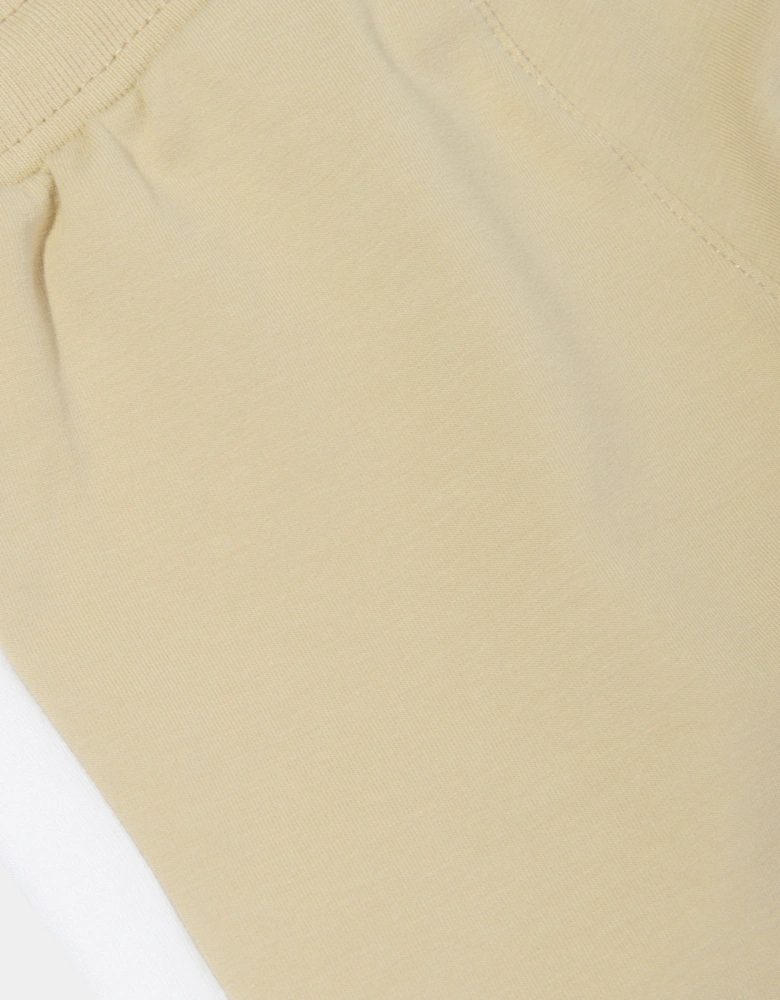 Boys Logo Bermuda Shorts in Beige