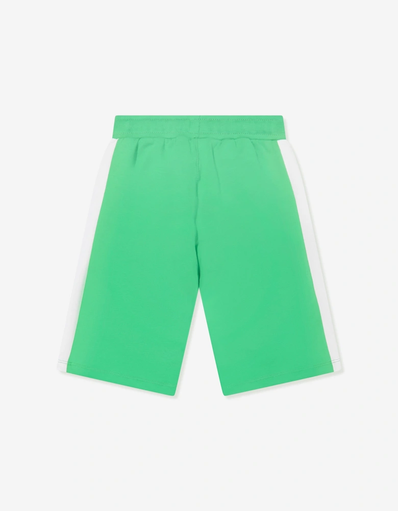 Boys Logo Bermuda Shorts in Green