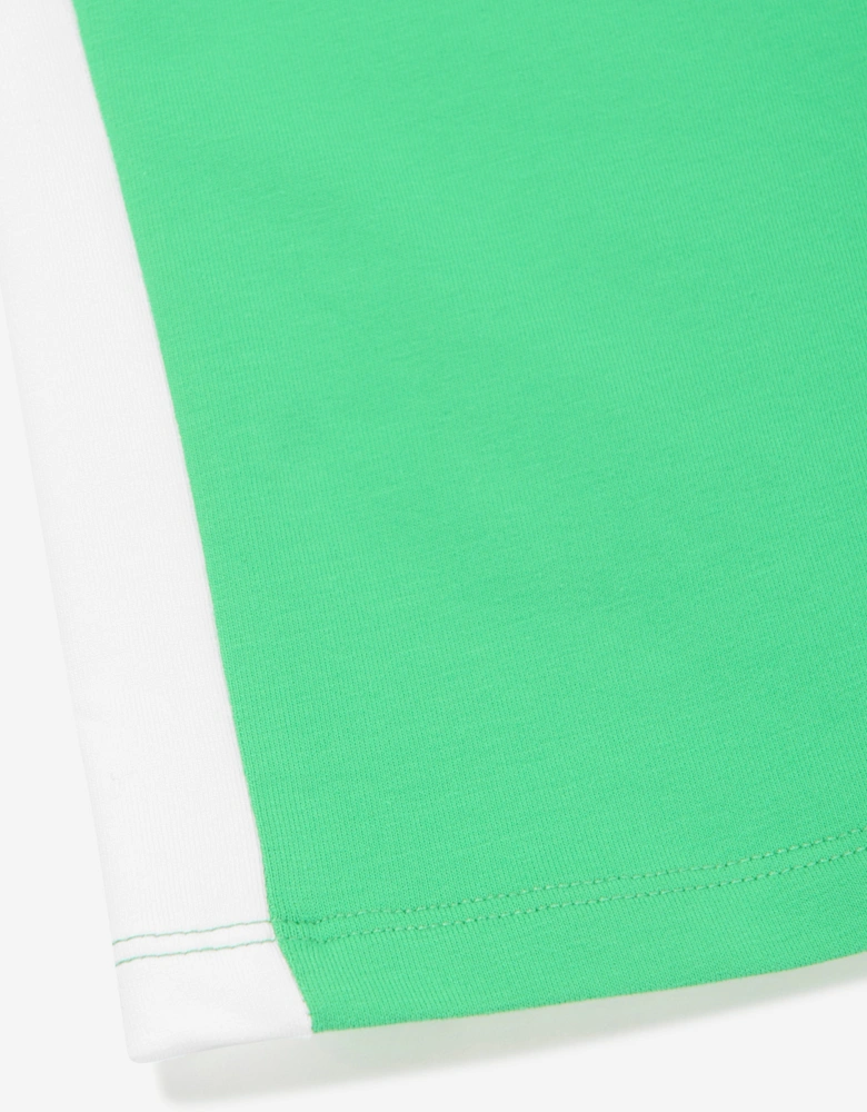 Boys Logo Bermuda Shorts in Green