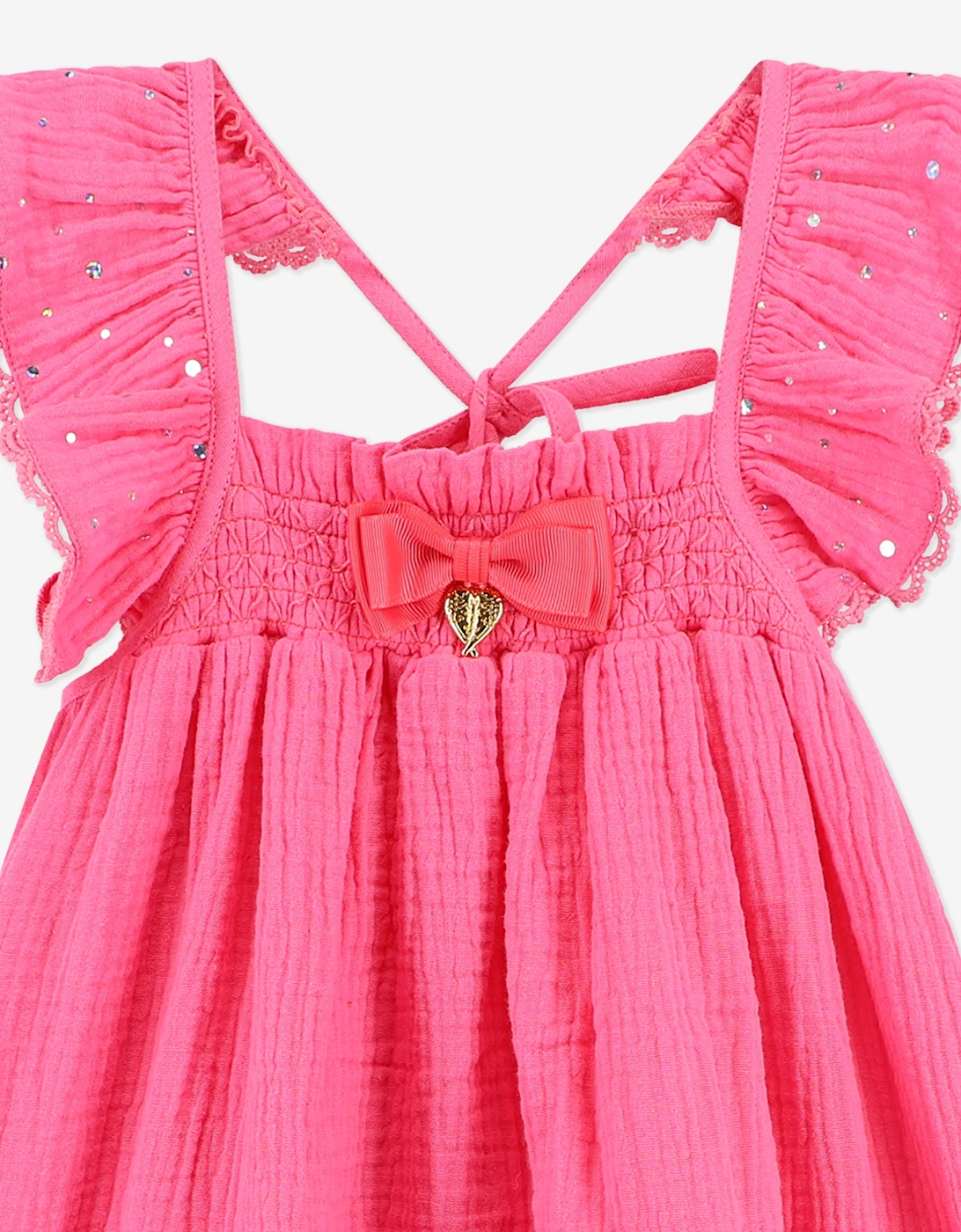Angels Face Girls Davita Beach Dress in Pink