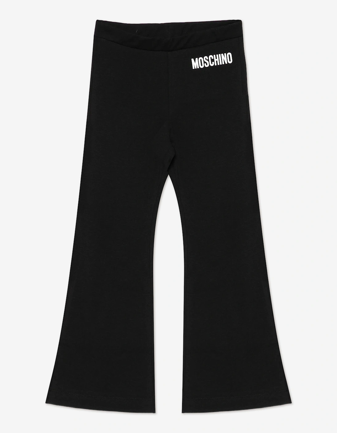 Girls Bell Bottom Joggers in Black, 5 of 4