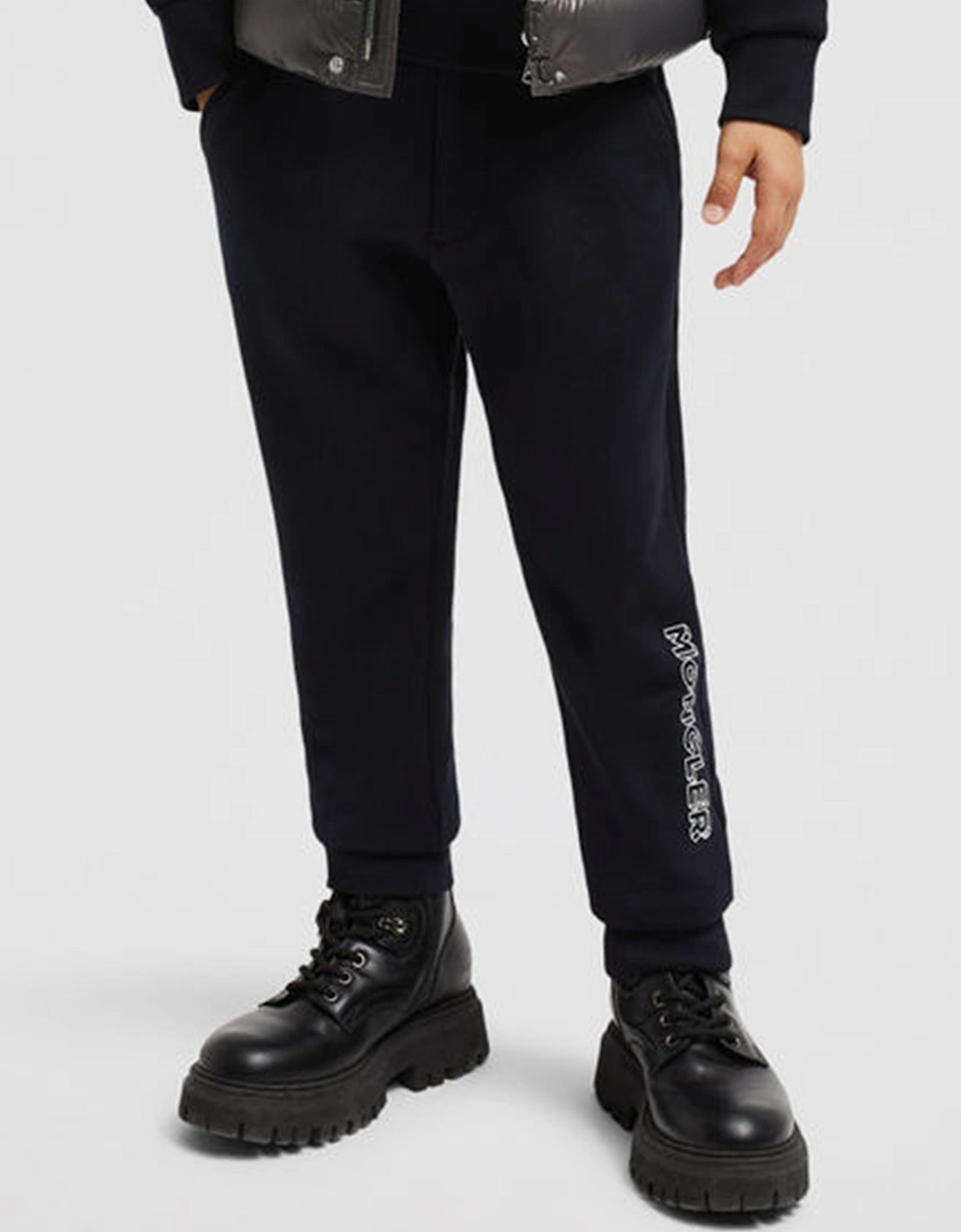 Enfant Boys Logo Joggers in Navy, 6 of 5