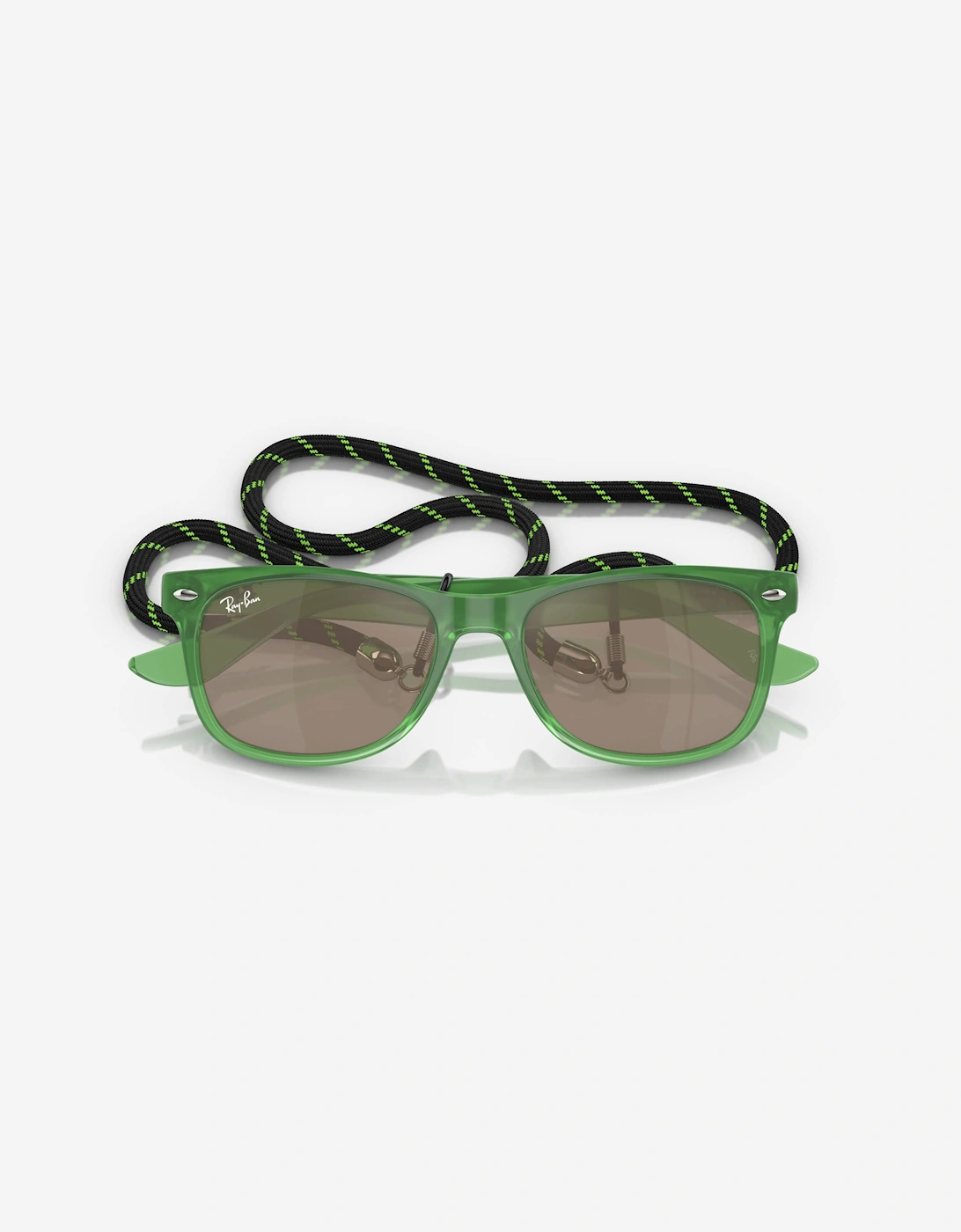 Kids Wayfarer Sunglasses in Green