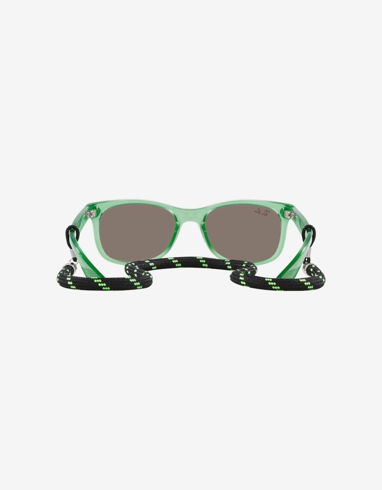 Kids Wayfarer Sunglasses in Green