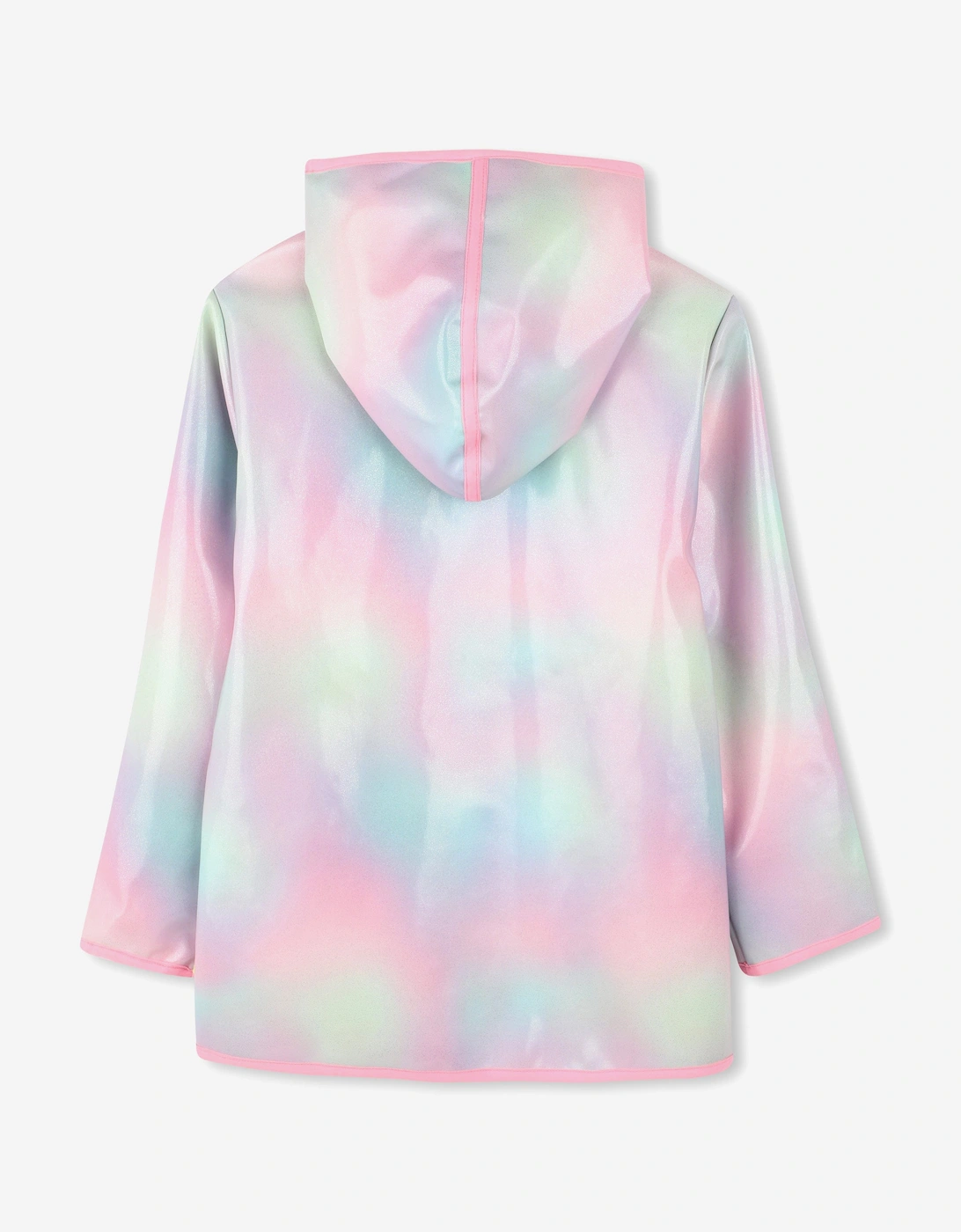 Billieblush Girls Hooded Raincoat in Multicolour