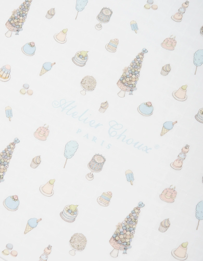 Baby Boys Sweetie Pie Swaddle in  Blue (100cm)