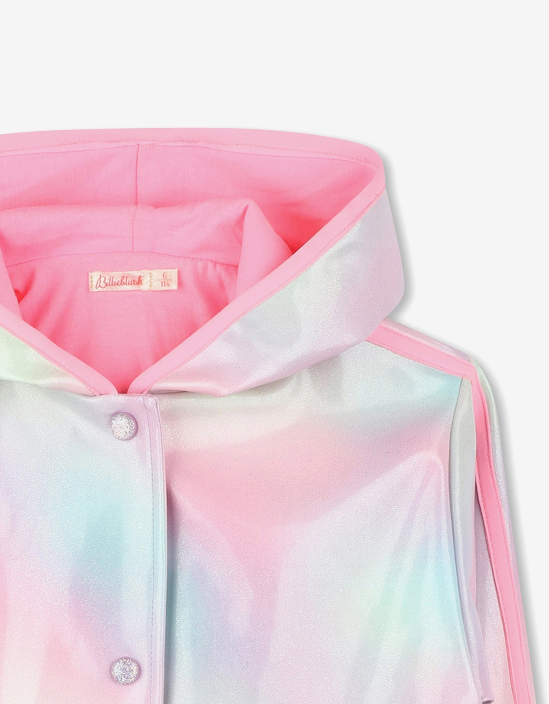 Billieblush Girls Hooded Raincoat in Multicolour