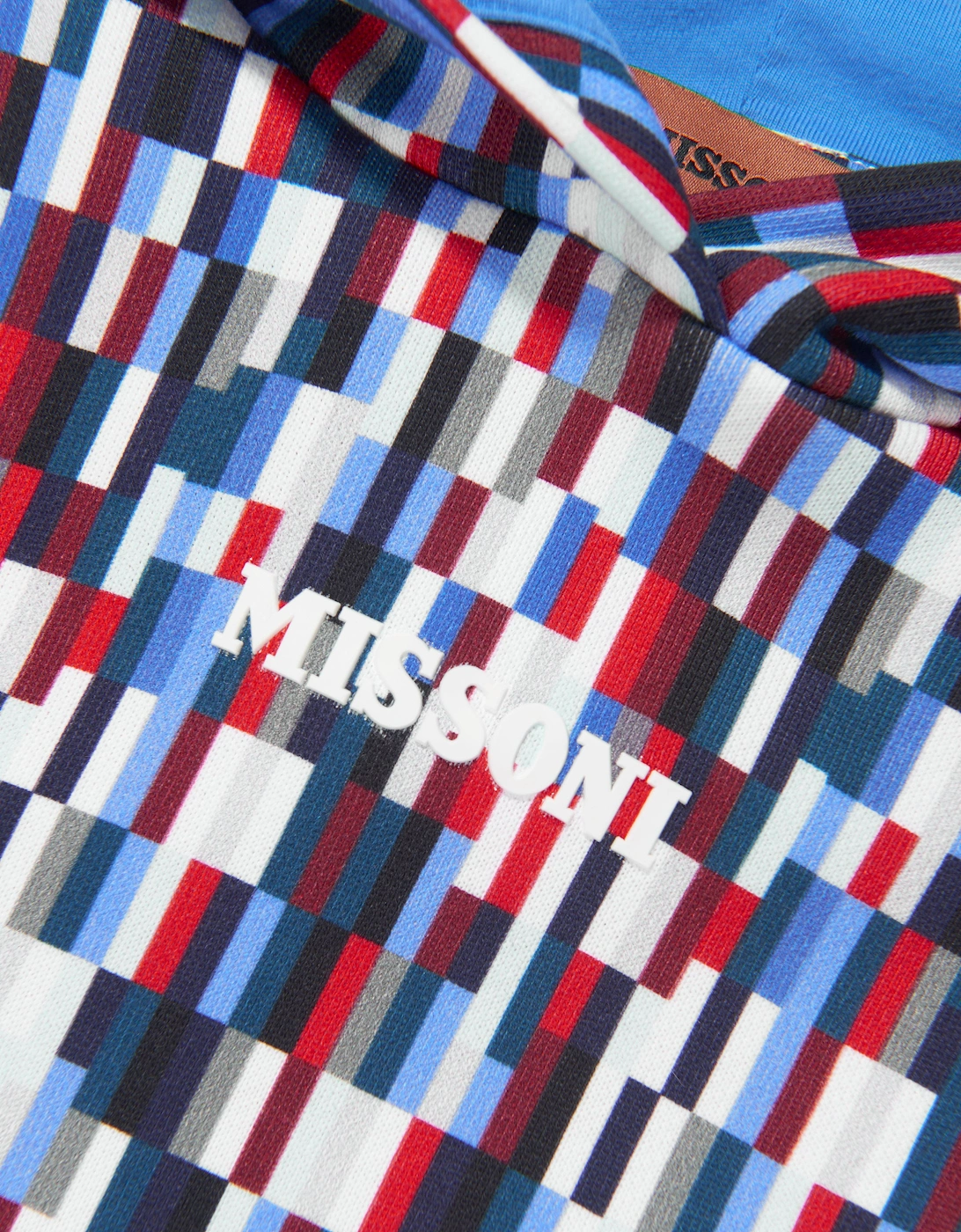 Boys Pixel Print Hoodie in Multicolour
