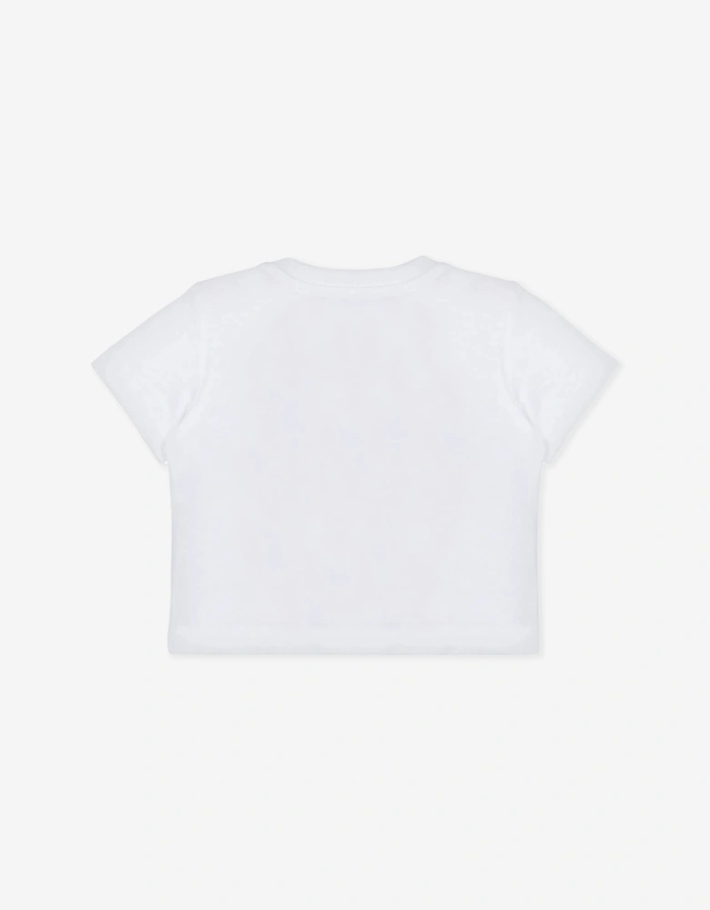 Baby Teddy Bear T-Shirt in White