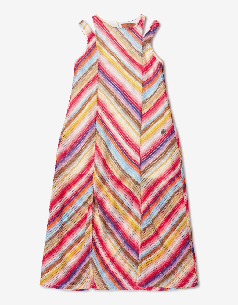 Girls Woven Dress in Multicolour