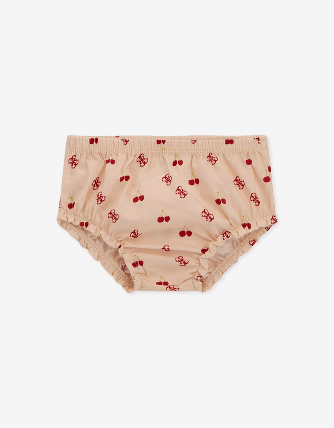 Baby Girls Cherry Dress with Knickers in Pink