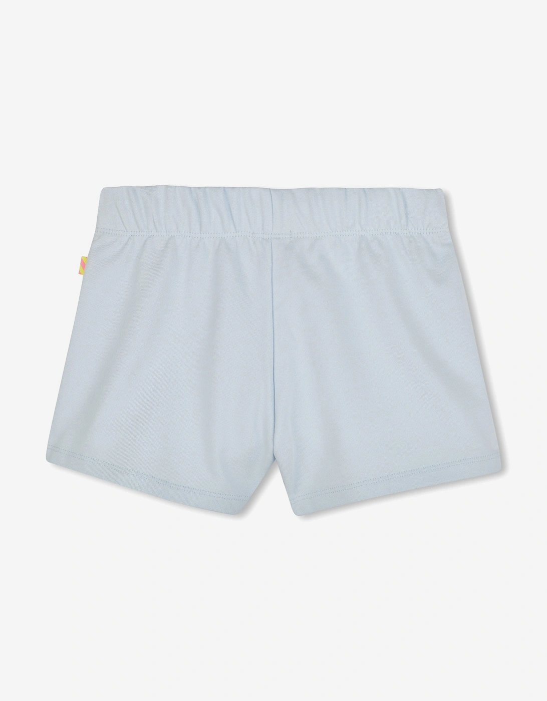 Billieblush Girls Glitter Heart Shorts in Blue