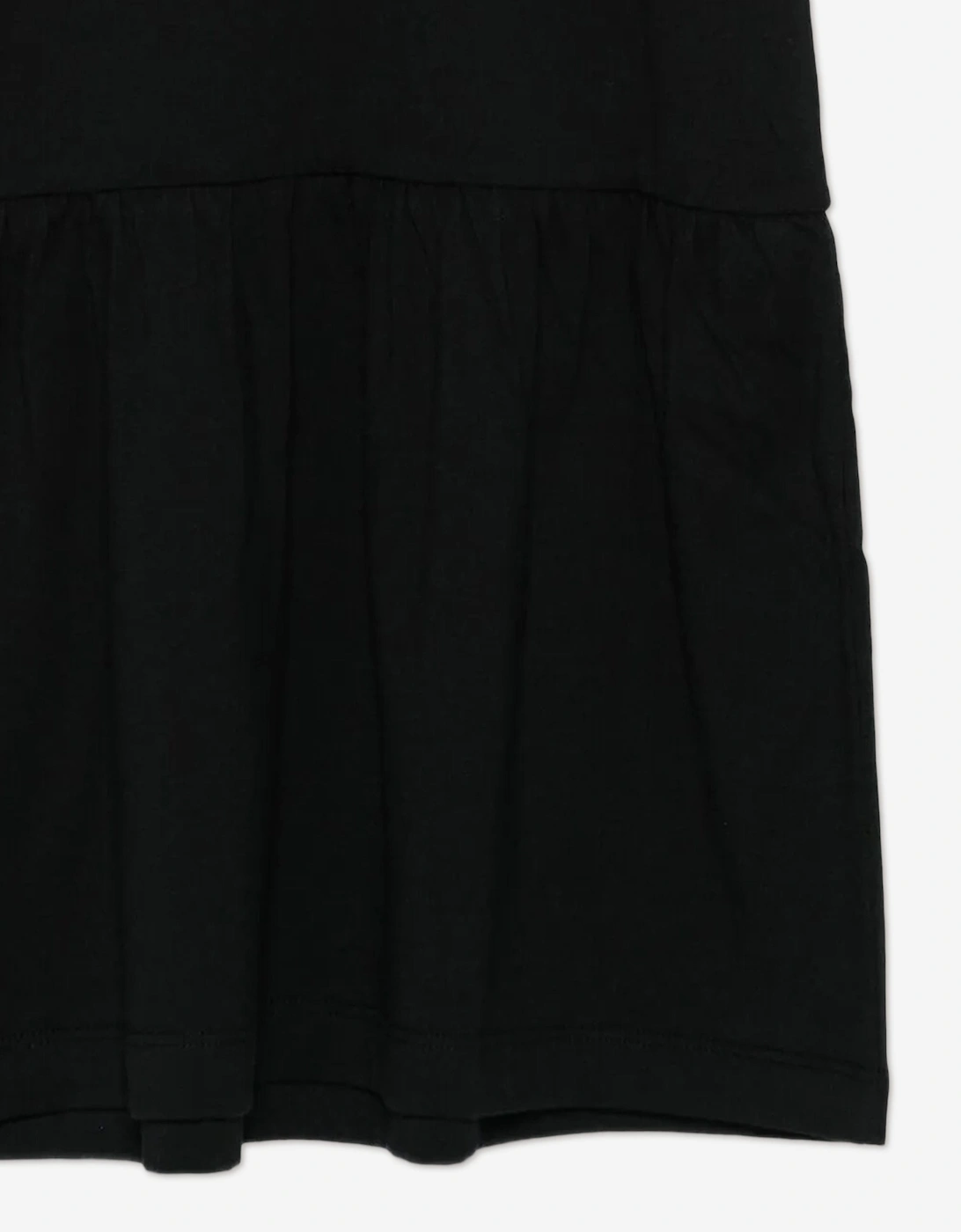 Girls Teddy Bear Logo Dress in Black