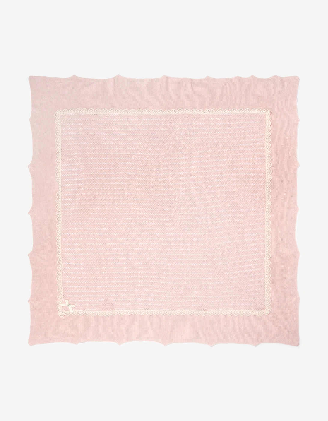 Baby Girls Knitted Shawl in Pink (98cm)