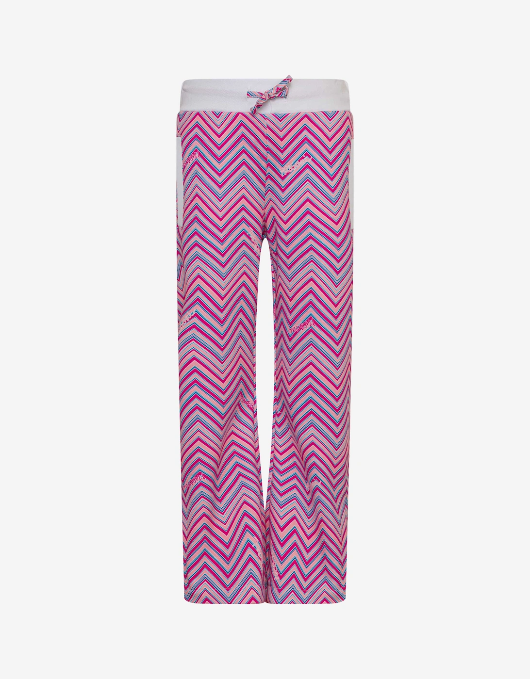 Girls Zigzag Joggers in Pink, 5 of 4