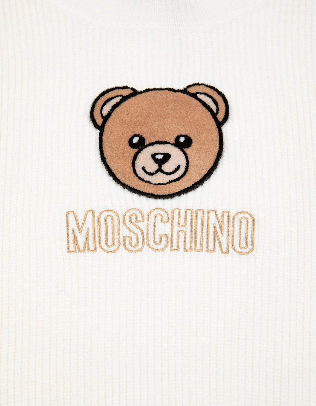 Girls Bear Logo Jumper in Ivory