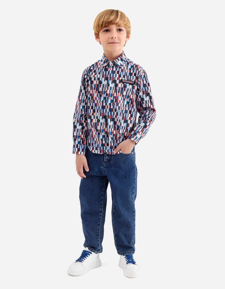 Boys Slim Fit Jeans in Blue