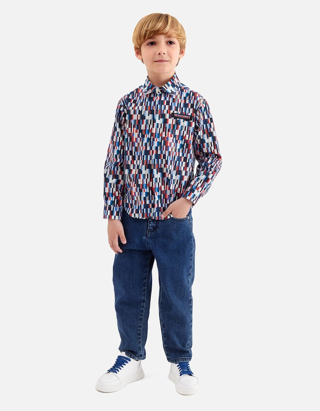 Boys Slim Fit Jeans in Blue