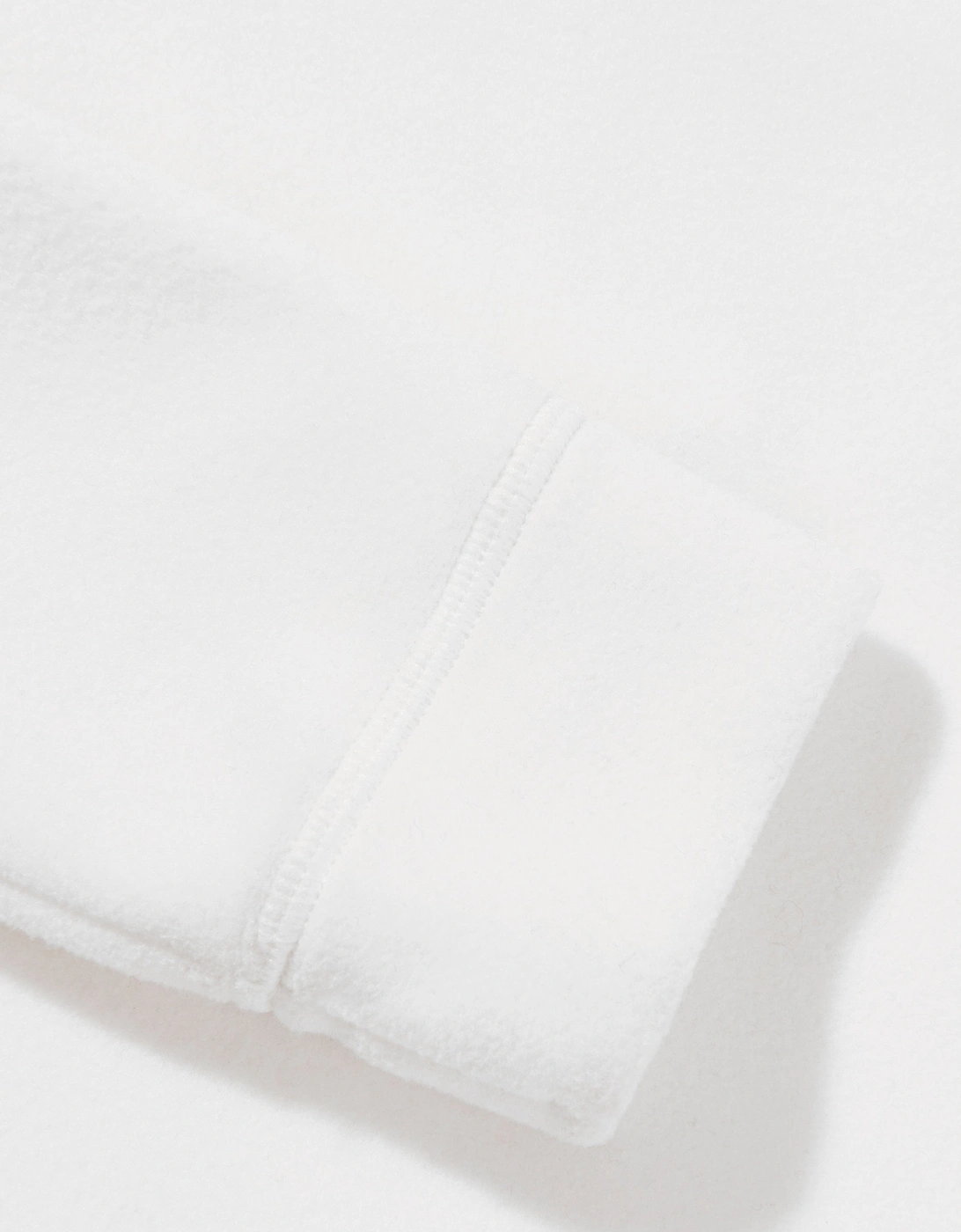 Enfant Kids Grenoble Half Zip Sweatshirt in White