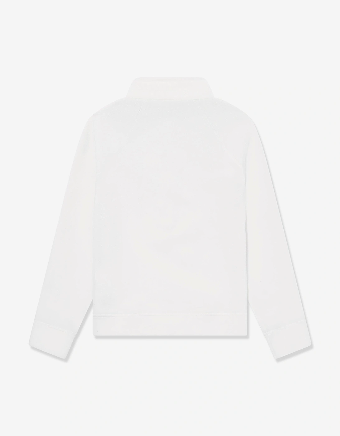 Enfant Kids Grenoble Half Zip Sweatshirt in White