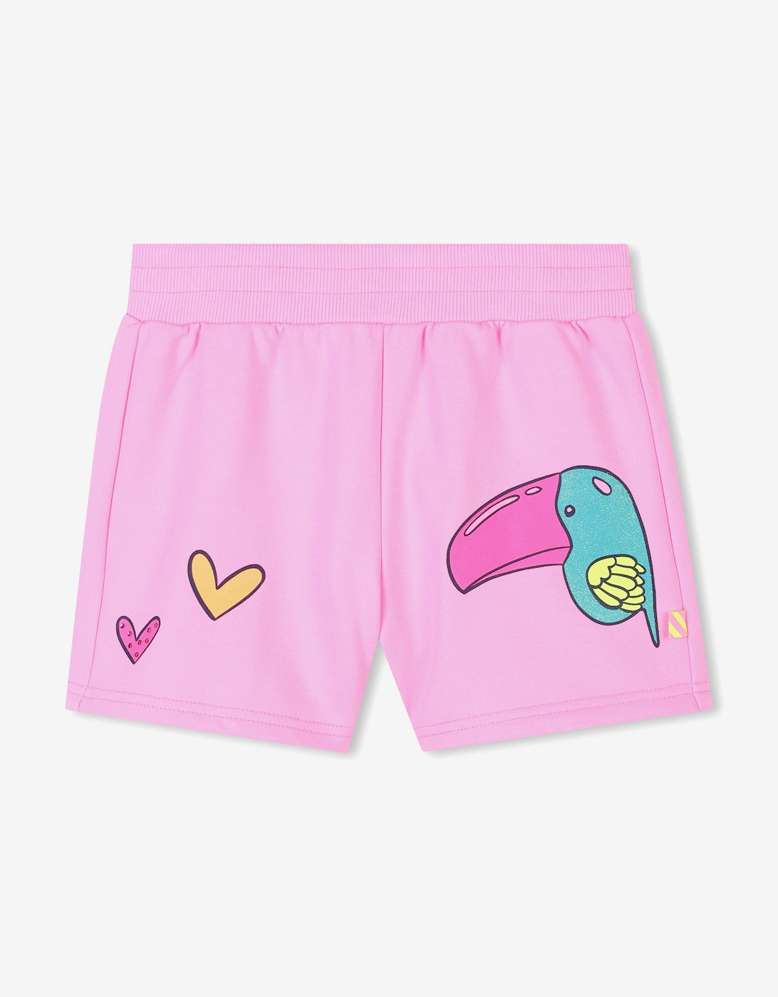 Billieblush Girls Illustrated Shorts in Pink, 5 of 4