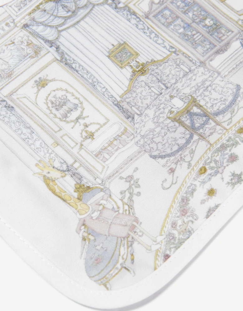 Baby French Bedroom Satin Bib in Multicolour