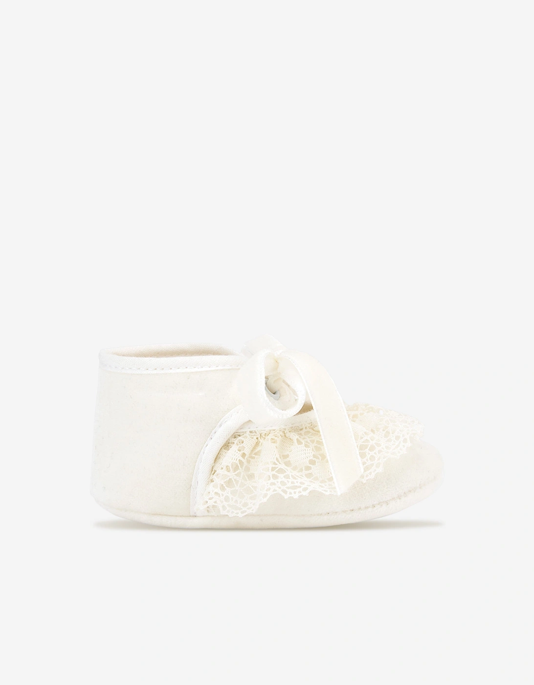 Baby Girls Pre-Walker Shoes in Ivory, 5 of 4