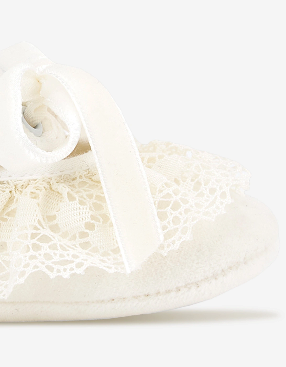 Baby Girls Pre-Walker Shoes in Ivory