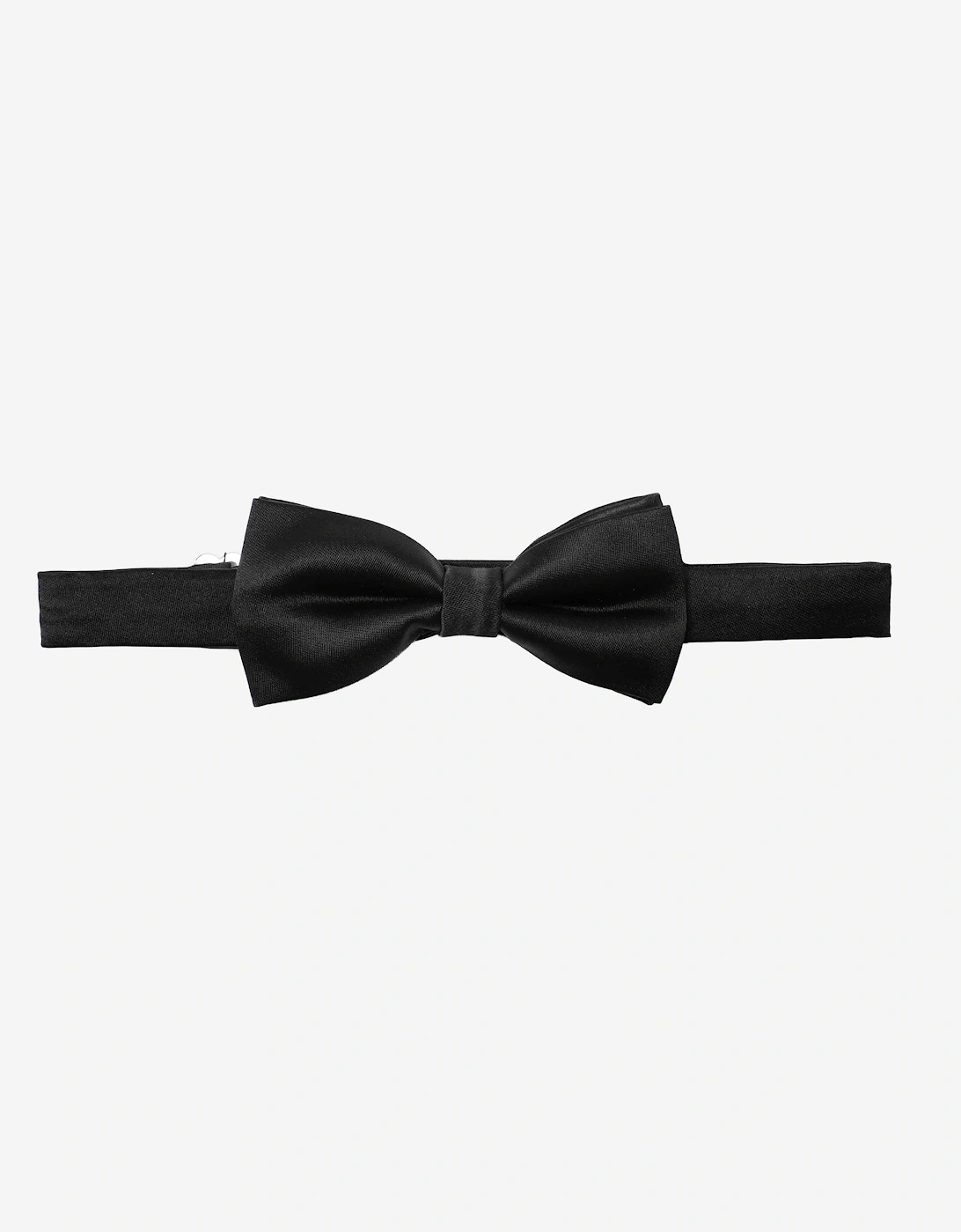 Romano Boys Satin Bow Tie in Black, 3 of 2