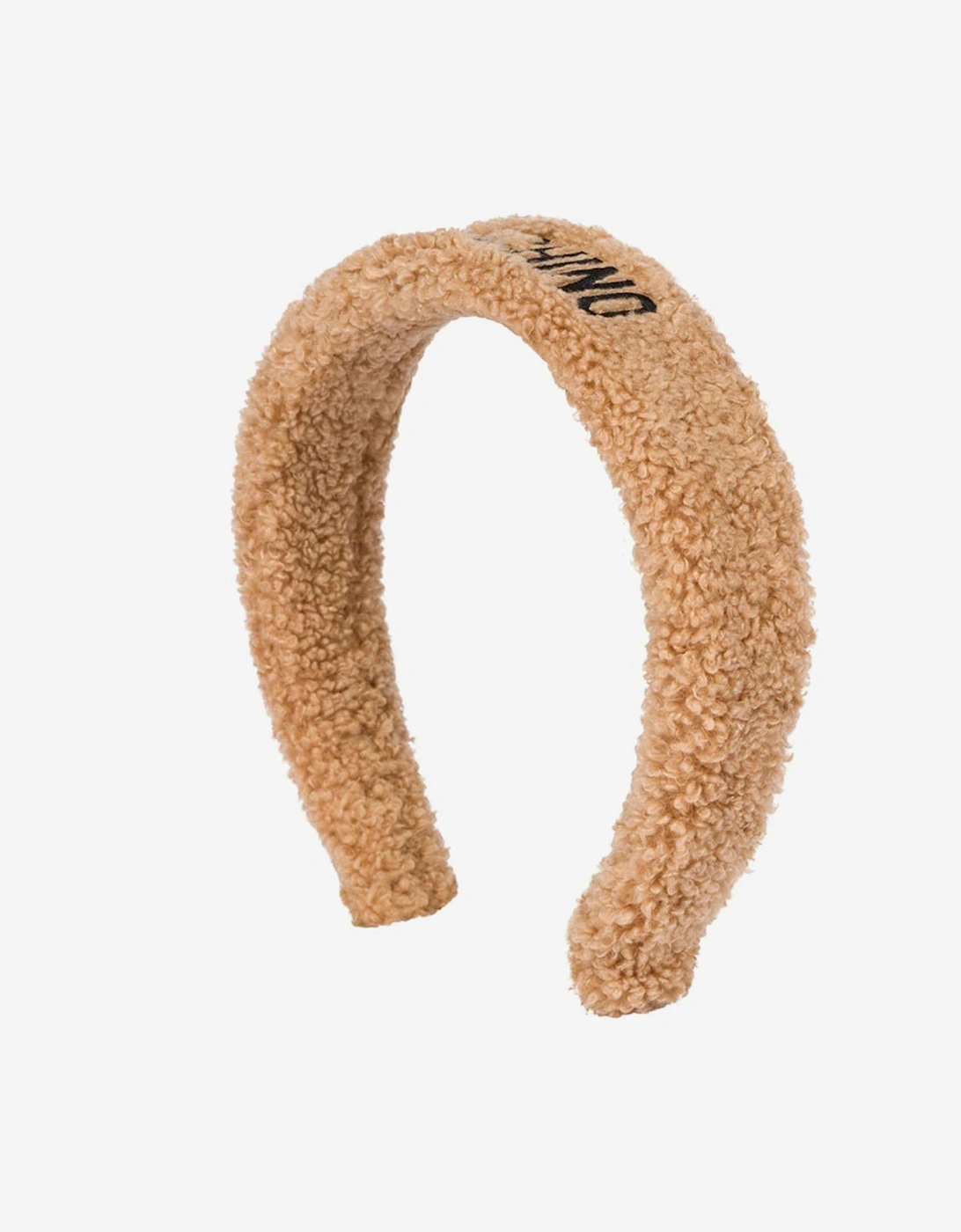 Girls Teddy Fleece Headband in Brown