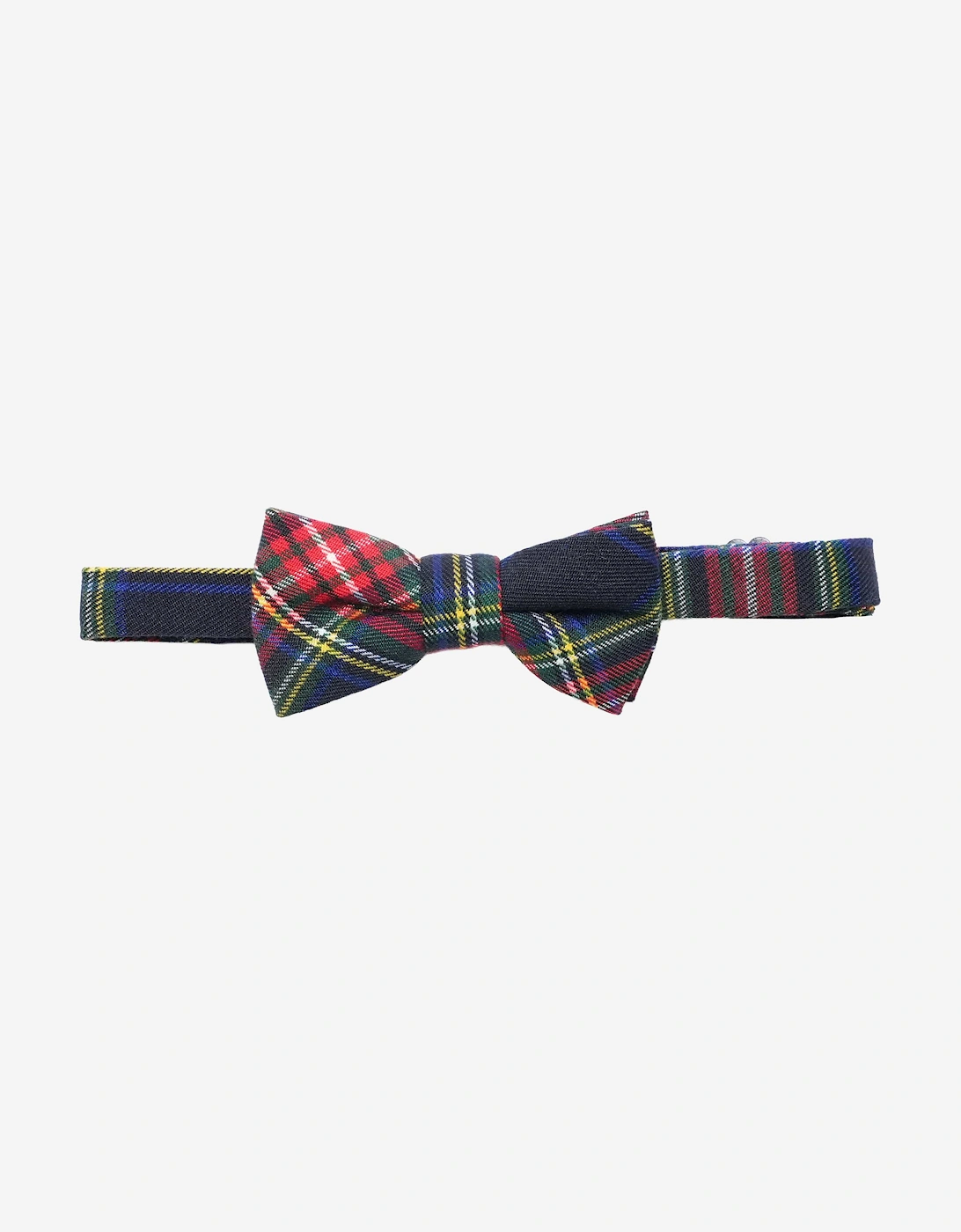 Romano Boys Tartan Bow Tie in Multicolour, 3 of 2