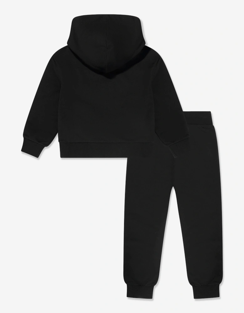 Kids Bear Logo Tracksuit in Black
