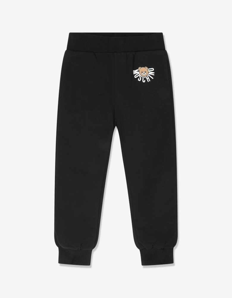 Kids Bear Logo Tracksuit in Black