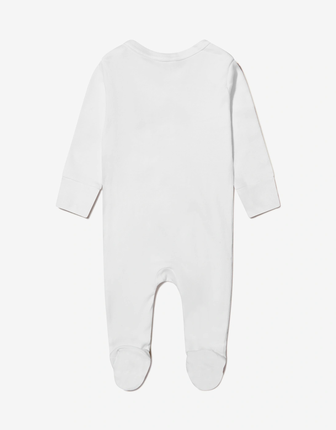 Baby Girls Organic Cotton Crown Babygrow And Muslin Set