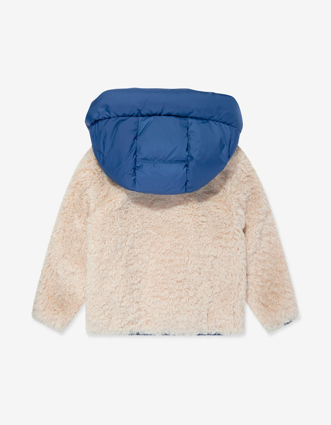 Enfant Boys Grenoble Fleece Zip Up Cardigan in Beige
