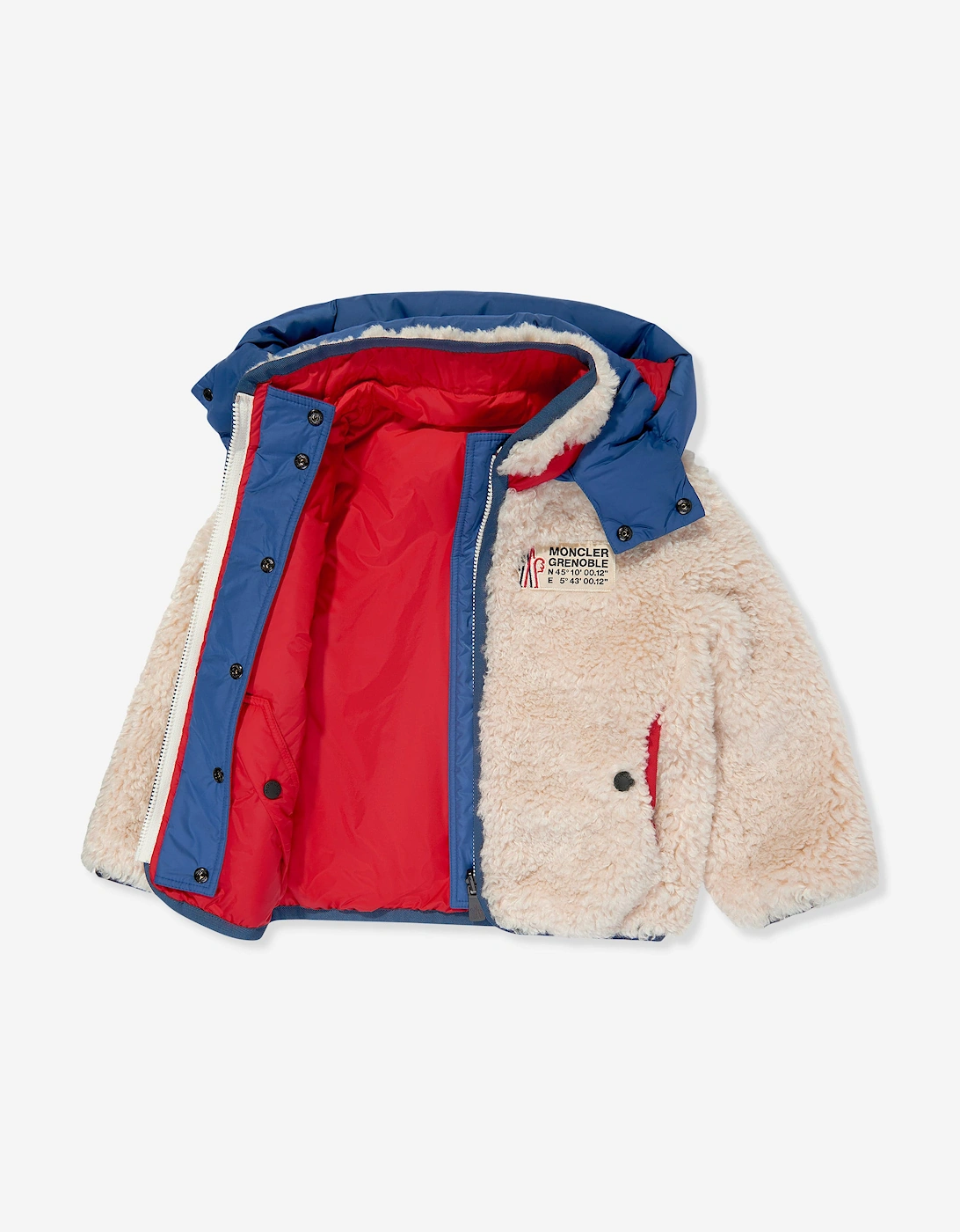 Enfant Boys Grenoble Fleece Zip Up Cardigan in Beige