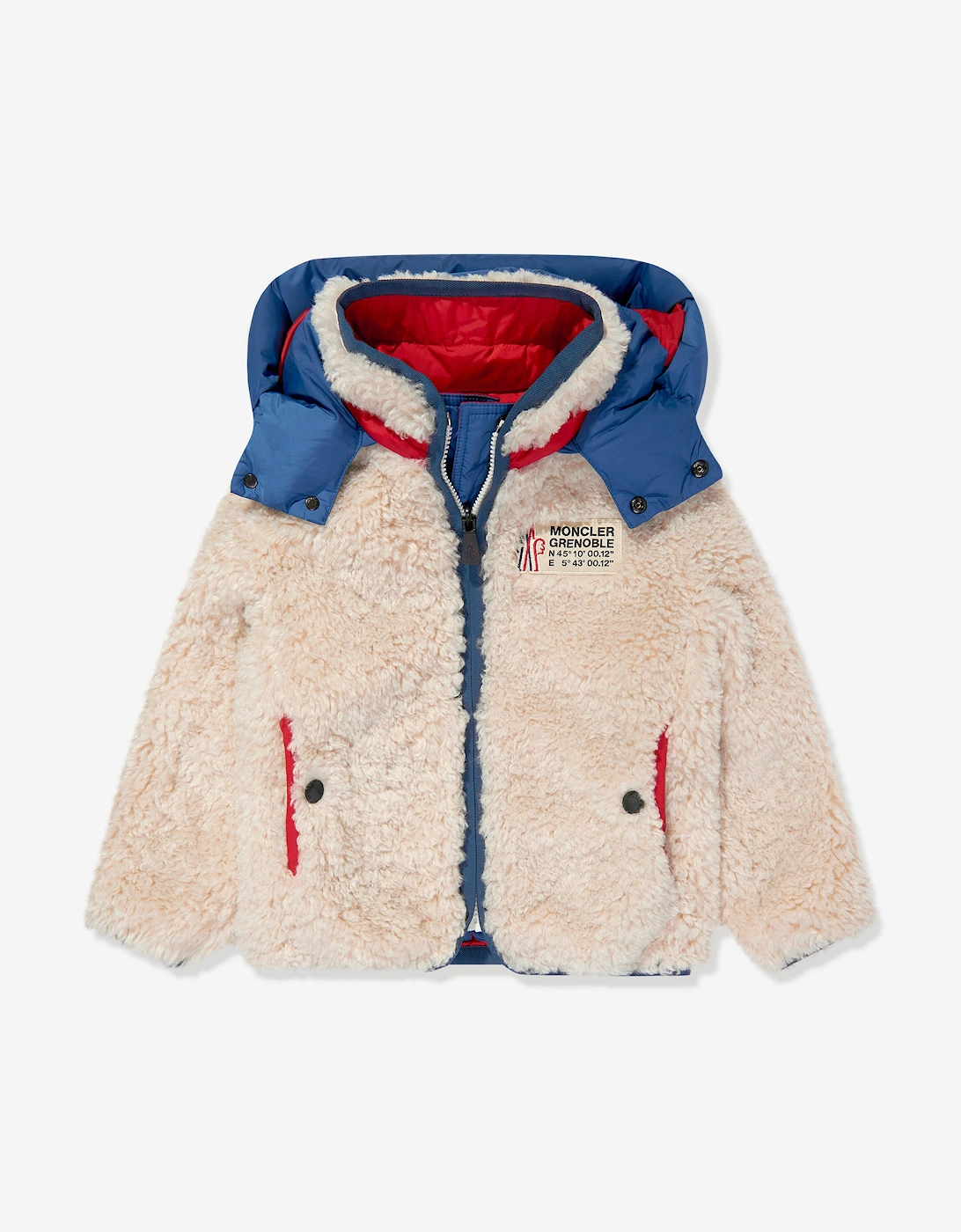 Enfant Boys Grenoble Fleece Zip Up Cardigan in Beige