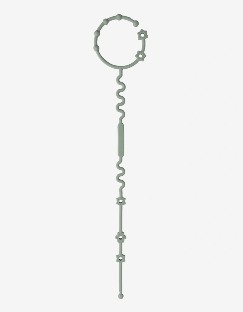Adjustable Teether and Pacifier Clip in Green