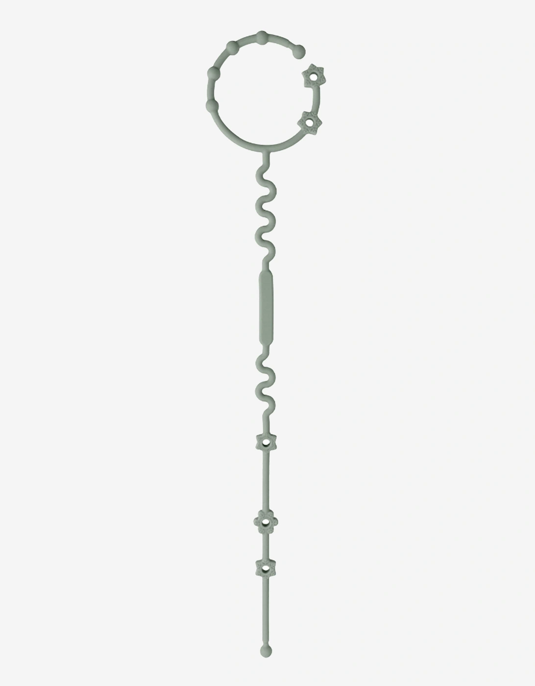 Adjustable Teether and Pacifier Clip in Green, 5 of 4