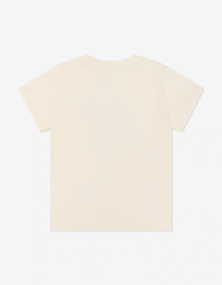 Kids Bear Logo T-Shirt in Ivory