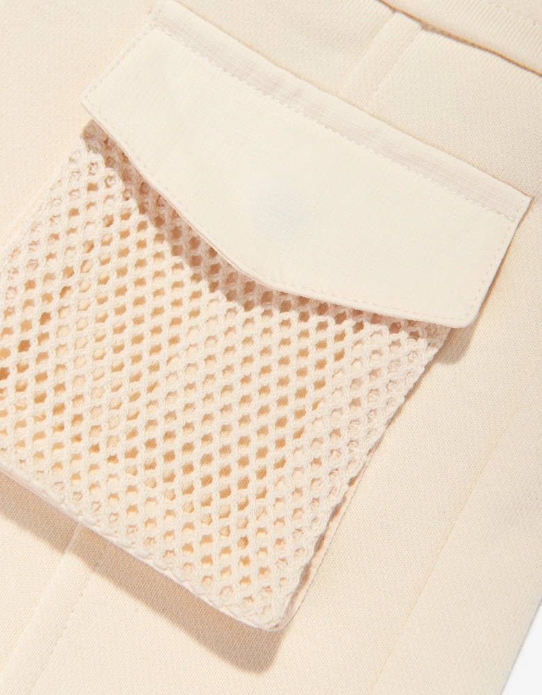 Girls Pocket Shorts in Beige