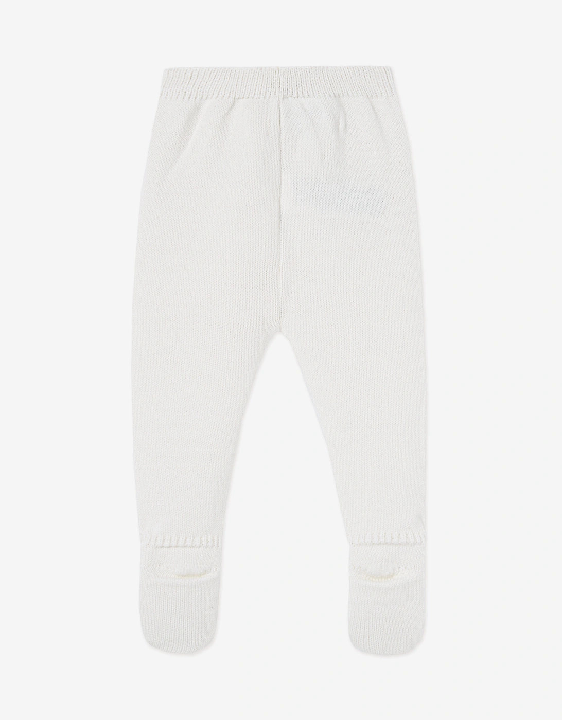 Baby Knitted 2 Piece Babygrow Set in Ivory