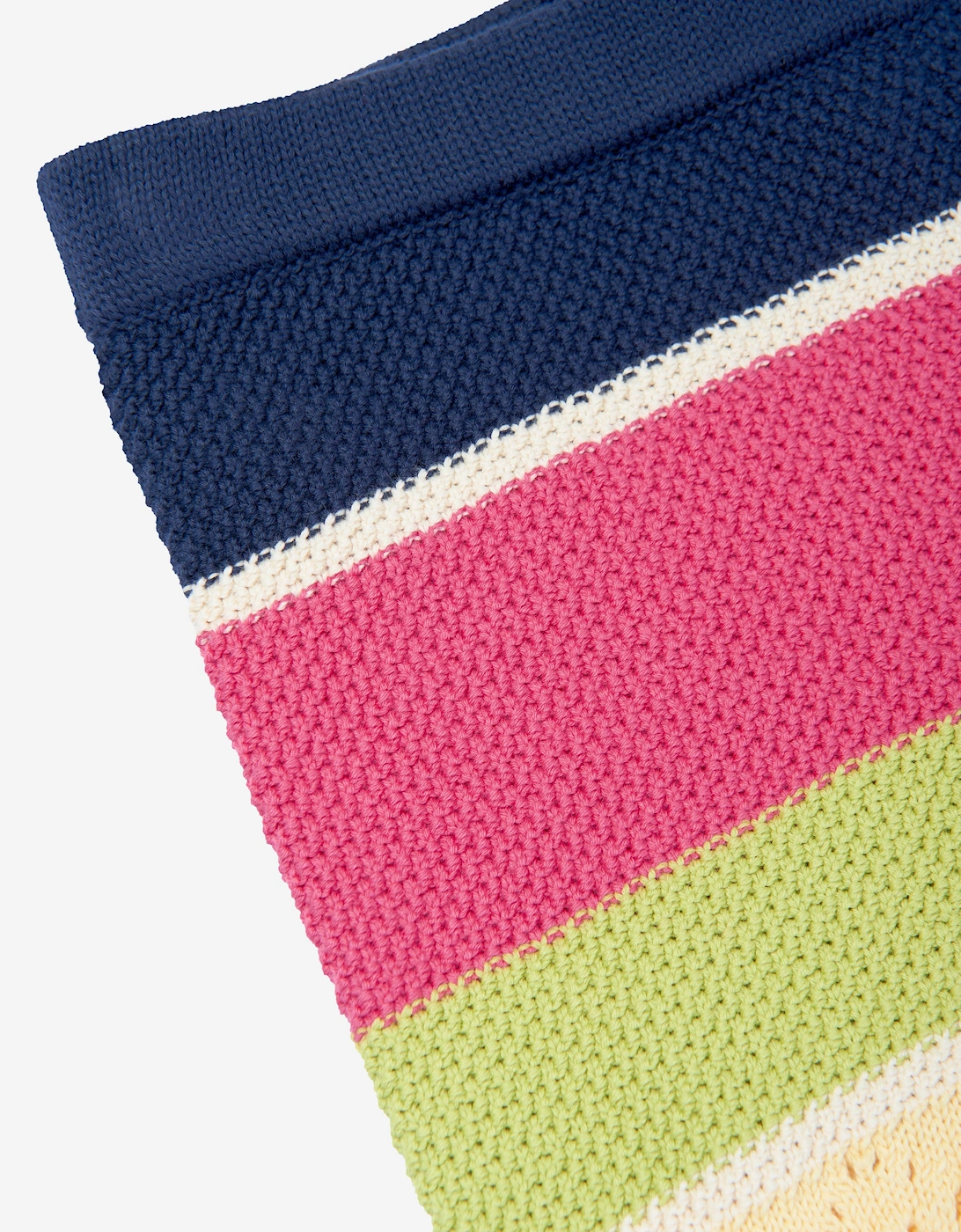 Girls Crochet Knit Shorts in Multicolour